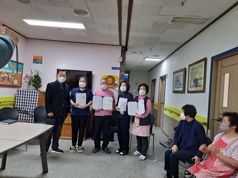 2020년 직원 부문별 시상식 사진