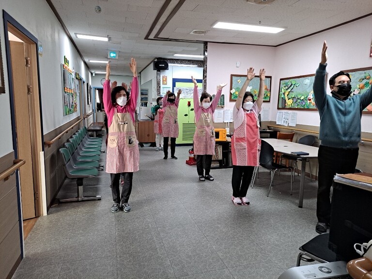 종사자 아침 국민체조
